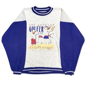 Vintage Gear For Sports Stonehedge Golf Club Sweatshirt XL American Golfer 1926